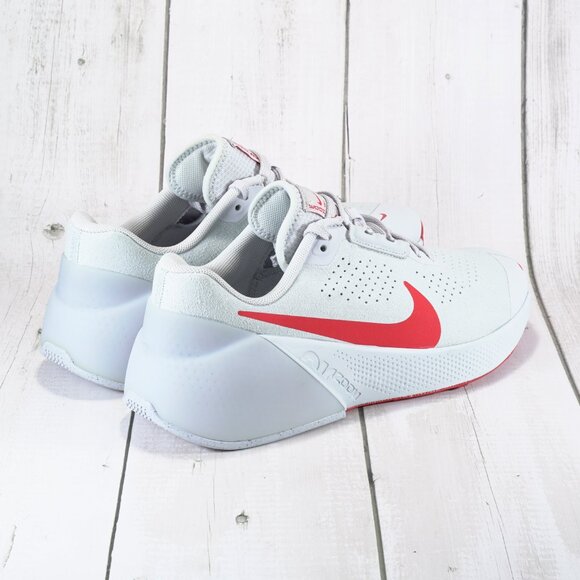 Nike Air Zoom TR 1 Men\'s Workout Shoes Platinum/Football Grey/Red Size 8.5 US main image 4